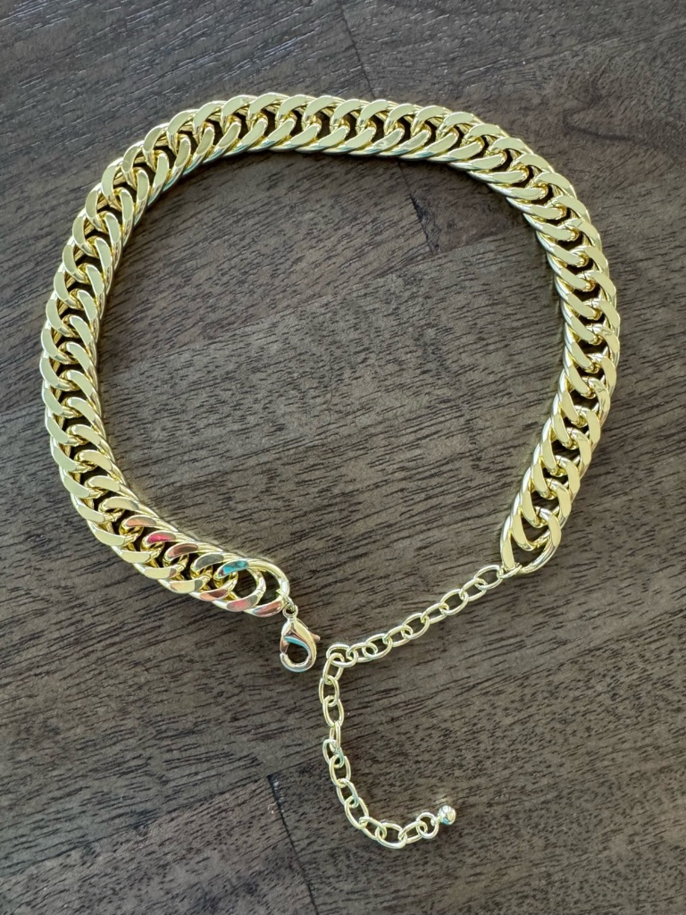 Uncommon James Gold Curb Chain Necklace